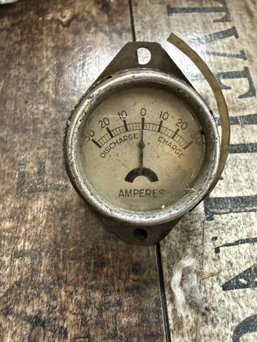 Vintage car ammeter 0 30 - vintage,