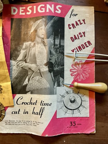 Vintage 1940s crazy daisy - crazy,
