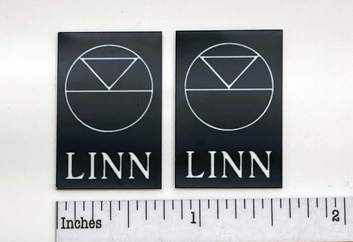 Linn speaker badge pair custom - badge,