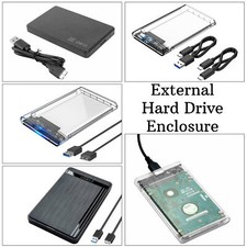 2.5" Inch SATA USB 3.0 Hard Drive Disk HDD SSD Enclosure External Laptop Case