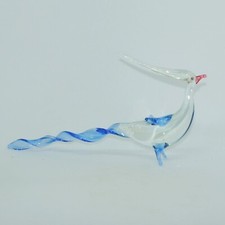 Vintage Glass Peacock Figure