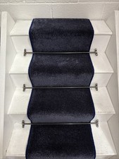 CARPET STAIR RUNNER 15 STEPS , 60cm Wide, HARDWEARING, BLEACH CLEANABLE