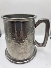 Sheffield Pewter Tankard Glass