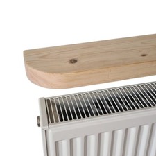 Radiator Rustic Wooden Shelf