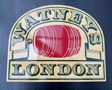Watneys enamel sign - watneys,