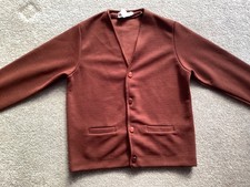 Vintage Boys Button Crimplene Cardigan