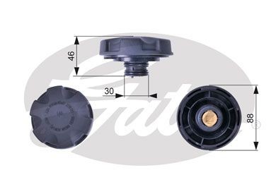 Gates radiator cap for bmw - radiator,