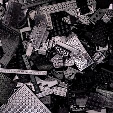 Black Lego Bricks, Mixed Job Lot, Beams, Slims, Plates, Special Pieces, 500g