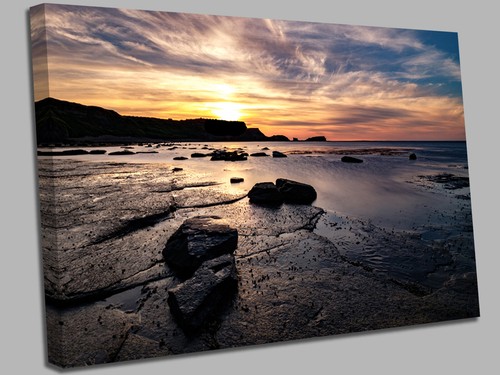 Sunset saltwick bay - sunset,