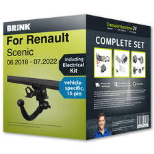Towbar detachable for RENAULT