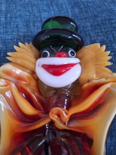 Murano glass clown - murano,