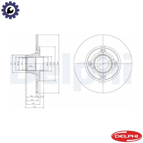 Brake disc bg9033rs for - disc,