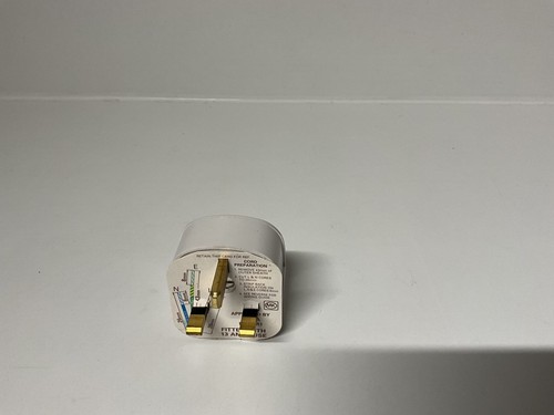 Pin plug 13a white - plug,