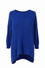 Oversized Blue Chunky Knit