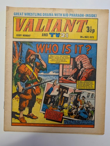 Valiant and tv21 comic 26th - valiant,