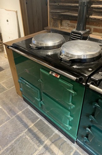 Aga green gas cooker a644496 - gas,