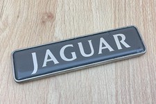 "JAGUAR" BOOT BADGE / TRUNK LID PLAQUE - Jaguar XJ6 XJ8 XJR 1994-2002 #0087