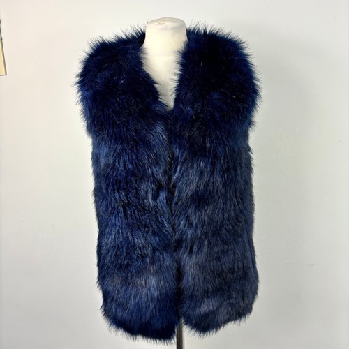 Louche faux fur gilet vest - faux,
