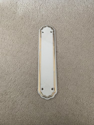 Vintage door finger plate - door,