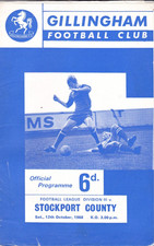 1968  1969    Gillingham  v