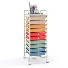 10 Drawers Storage Trolley