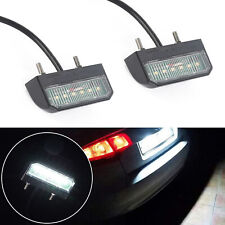2X 6 LED LICENSE NUMBER PLATE LIGHT LAMP TRUCK TRAILER CAR VAN UNIVERSAL 12V24V,