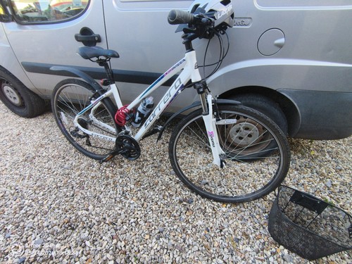 Ladies bicycle with detachable - with,