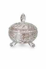 Set Of 2 Glass Sugar Bowls