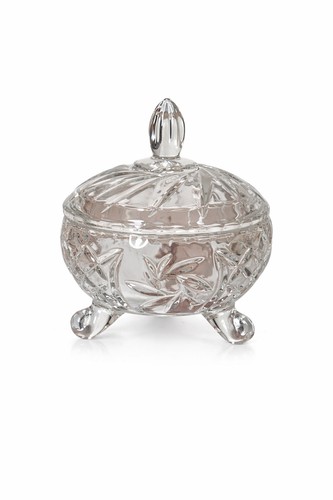 Set glass sugar bowls - 2,