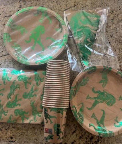 Dinosaur party pack plates - party,
