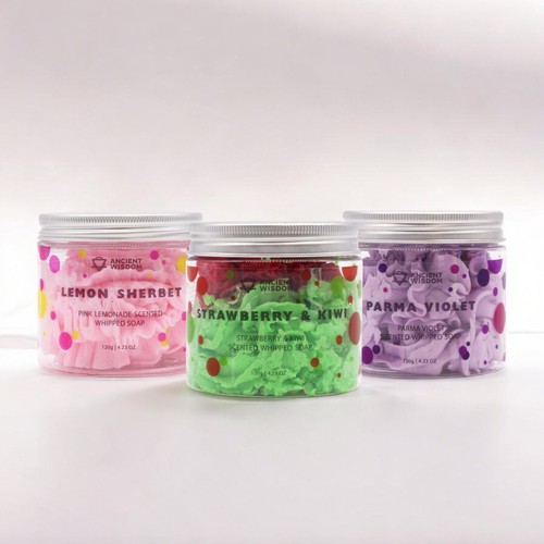 Whipped soap gift set bath - set,