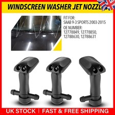 200311 12778850 12778849 Set of 3 Black Washer Jet Nozzles Fits For Saab 93 93X