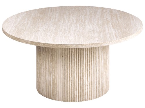 Coffee table ammon - coffee, travertine