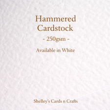 A4 Hammered Card 250gsm White
