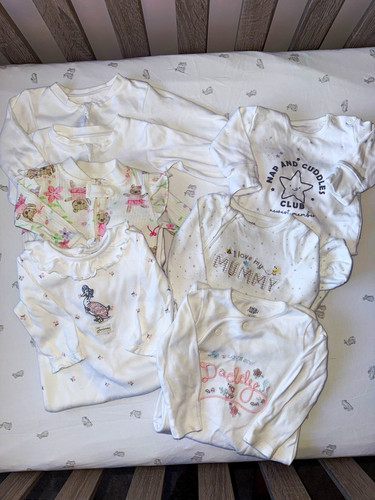 Mixed brands 7pc footed - 0-3m,