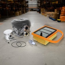 Service Kit Cylinder Piston+ Air Filters+ NGK Plug for Stihl TS410 TS420 NEW