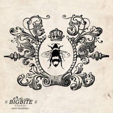 Water decal vintage queen bee - decal:,