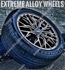 18" Bronze Gtx Alloy Wheels For Renault Trafic 5x118 Vans Upto 2014 + Tyres