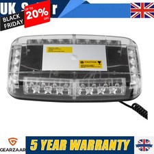 LED Warning  light 48 LED Flashing Beacon Magnetic Recovery Light Bar Roof