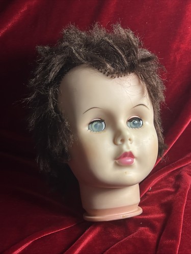 Doll head crafts - vintage, blink