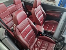 VW EOS RED LEATHER SEATS FRONT