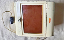 vintage 1930/50's Ilford Ltd.  metal dark room wall , ceiling mounted red light