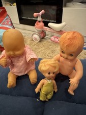 Vintage Dolls 3x Small 1960s Dolls