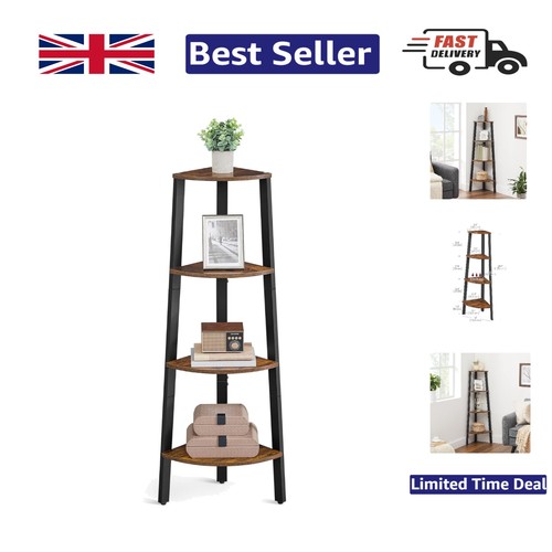 Tier industrial corner shelf - 4-tier,