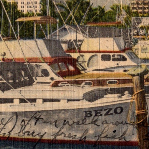 Vintage postcard deep sea - vintage,