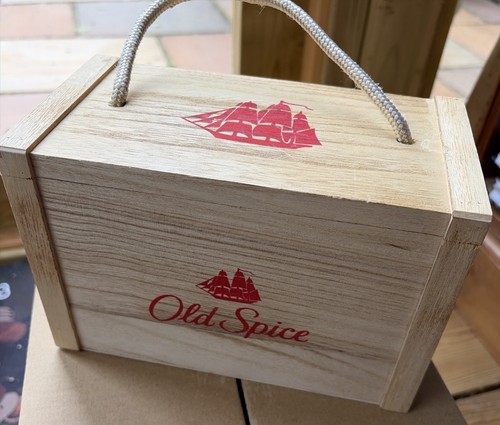 Old spice wooden gift - old,