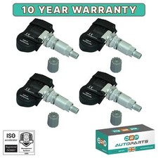 TPMS TIRE PRESSURE VALVE PACK OF 4 FITS NISSAN 370Z ARIYA GT-R JUKE F15 F16 LEAF