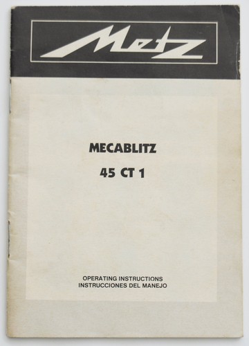 Metz mecablitz 1 - ct,
