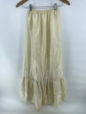 Vtg  Lace Half Slip Maxi Skirt