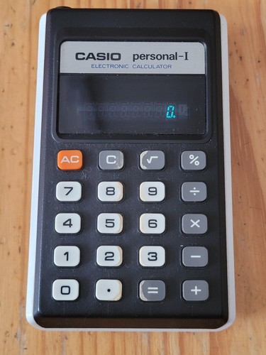Vintage casio personal - m-1,